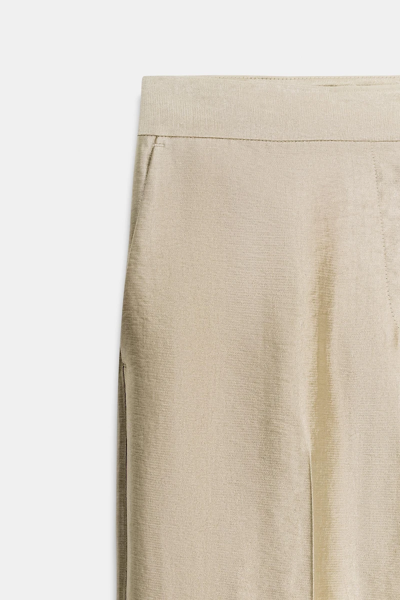 PANTALON DROIT TAILLE HAUTE