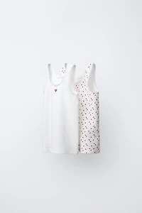 TWO-PACK OF HEART T-SHIRTS
