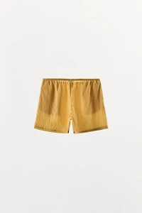 STRIPED PRINT SHORTS