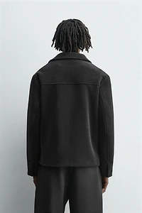 REGULAR FIT VELVET JACKET