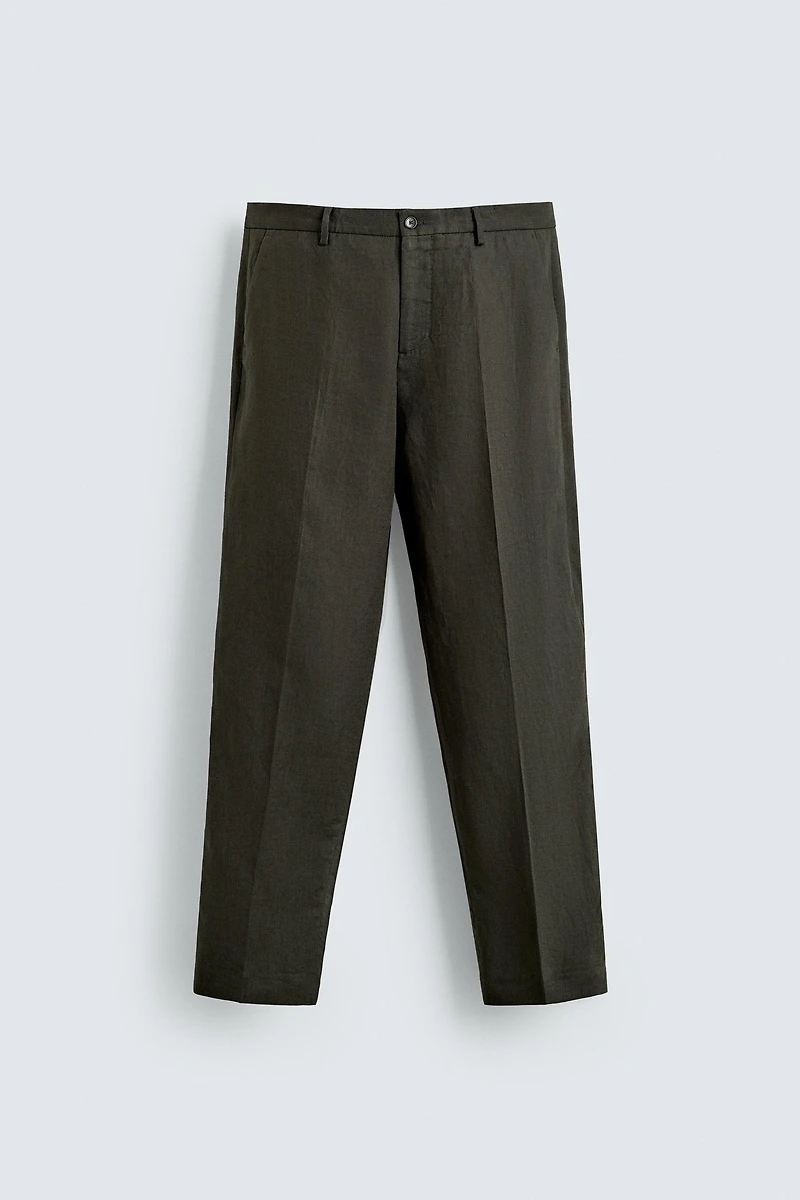 100% LINEN SUIT PANTS