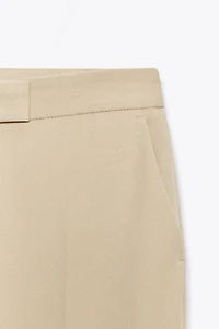 LOW RISE FLARE PANTS