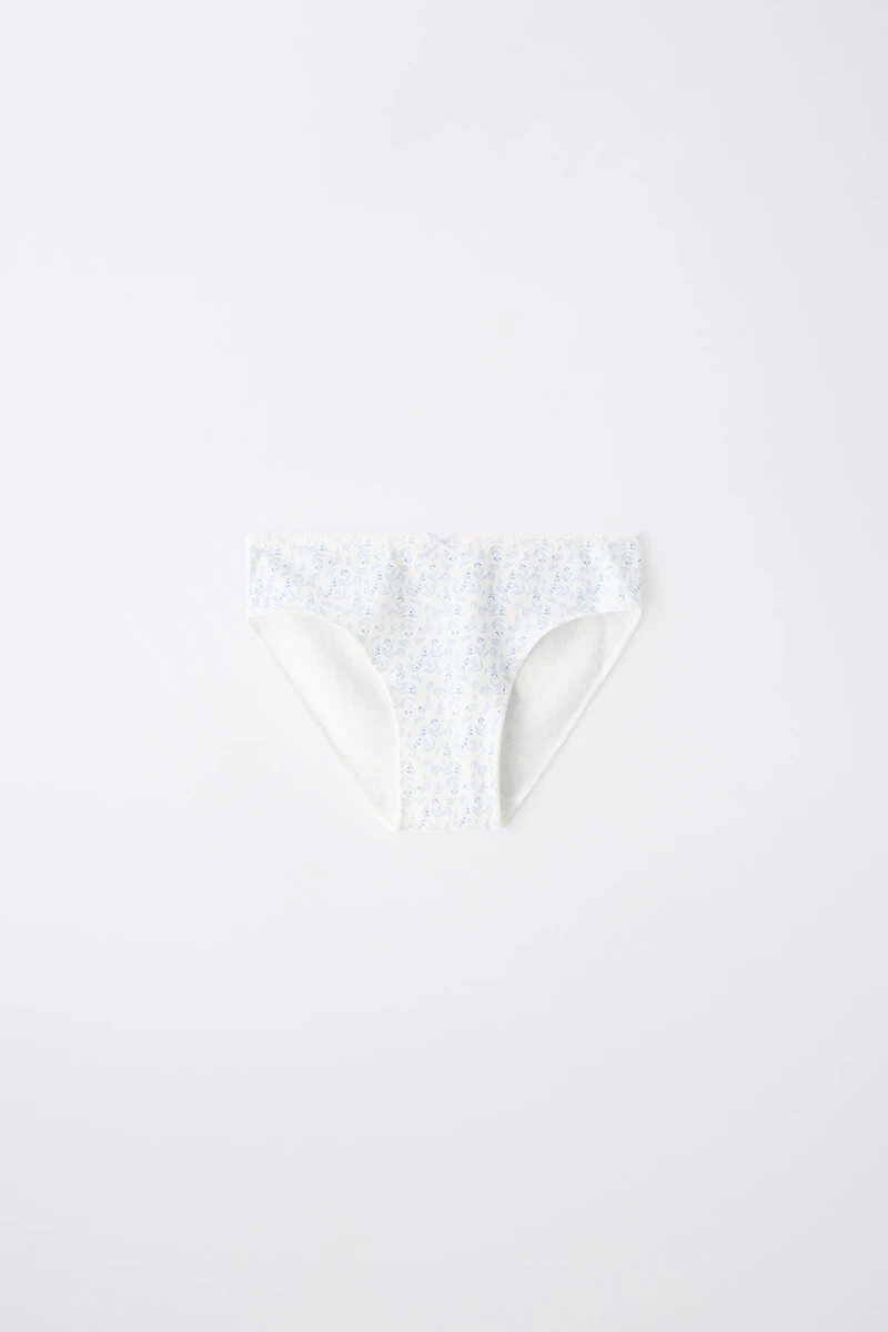 6-14 YEARS/ SIX-PACK OF LEMON UNDERWEAR