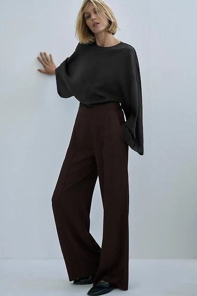 FLOWY PANTS WITH DARTS ZW COLLECTION