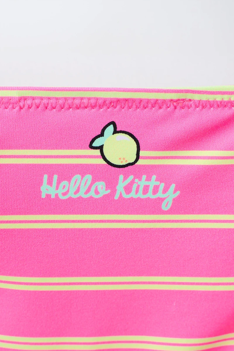 2-6 ANS/ CULOTTE DE BAIN À RAYURES HELLO KITTY © SANRIO