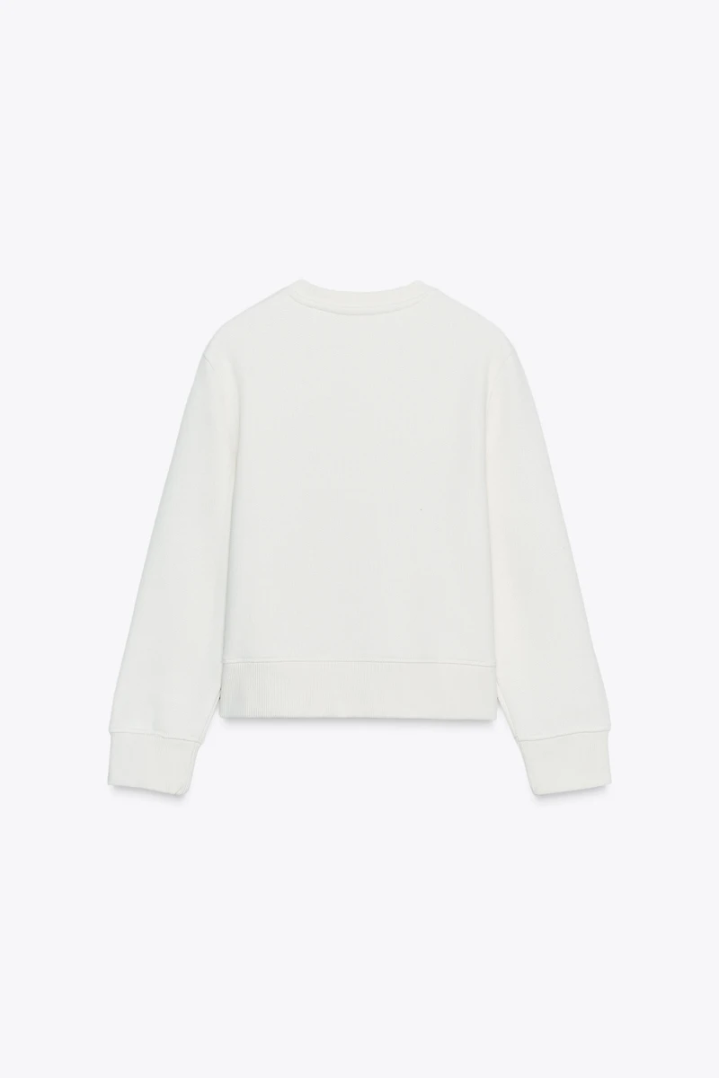 BASIC COTTON SWEATSHIRT