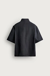 CHEMISE POLO BOXY FIT 100 % LIN