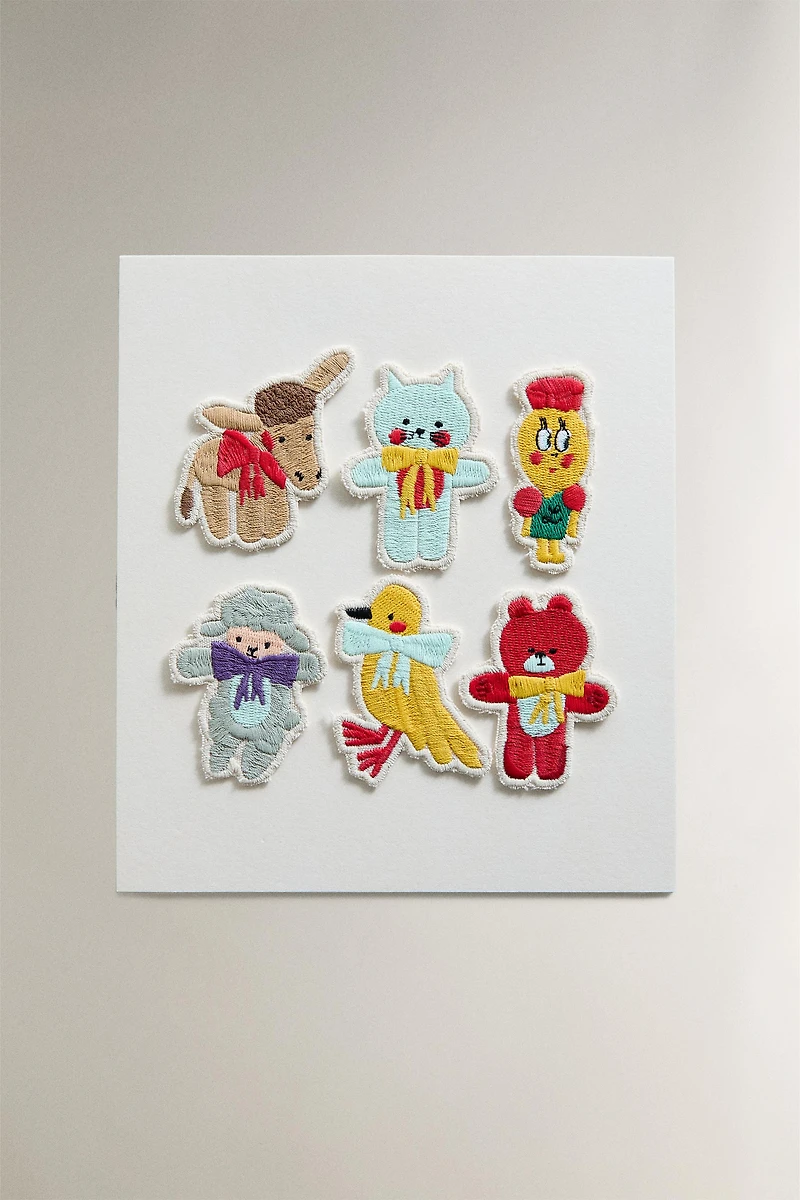 PACK OF KIDS X THE ANIMALS OBSERVATORY PATCHES (PACK OF 6)