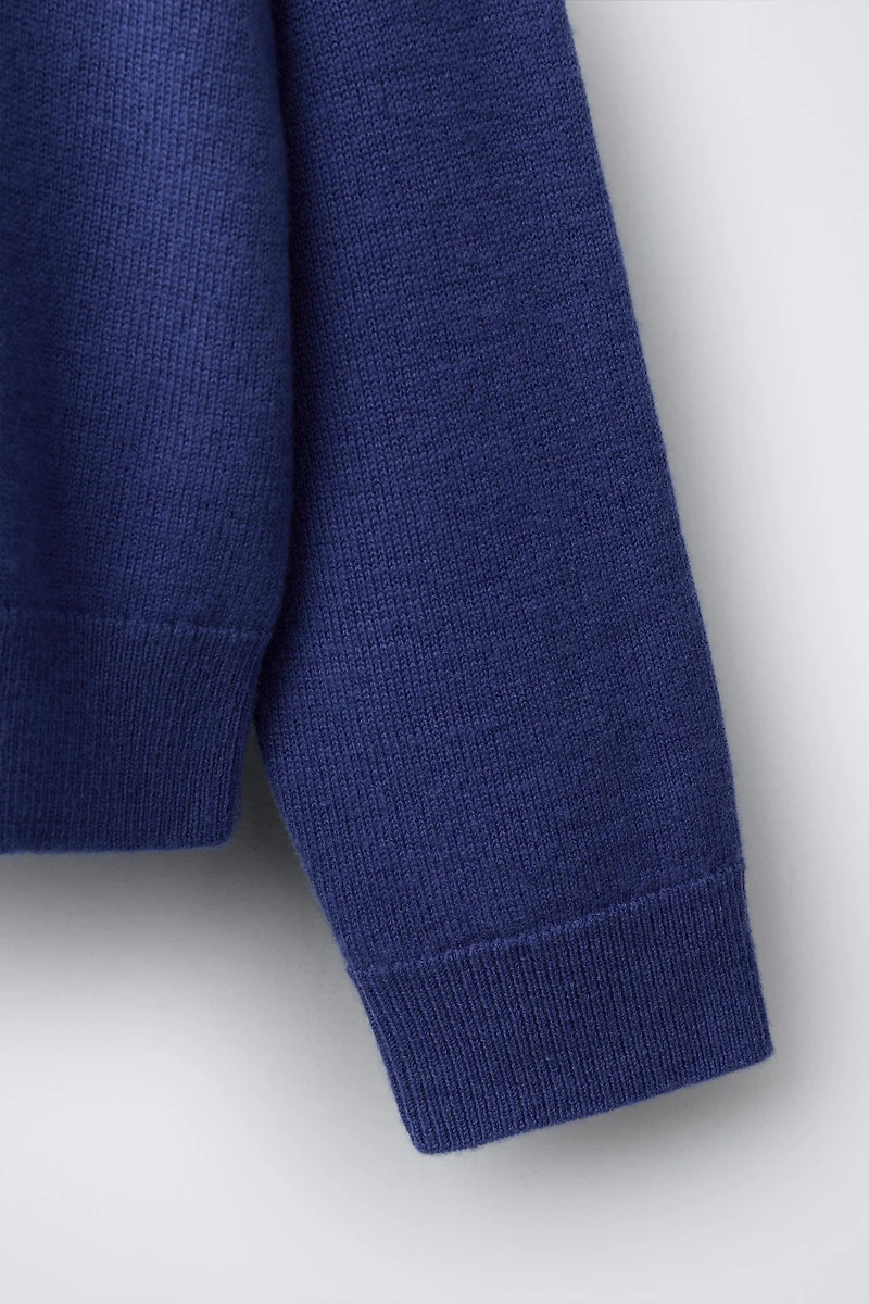 PULL COL ROULÉ 100% LAINE