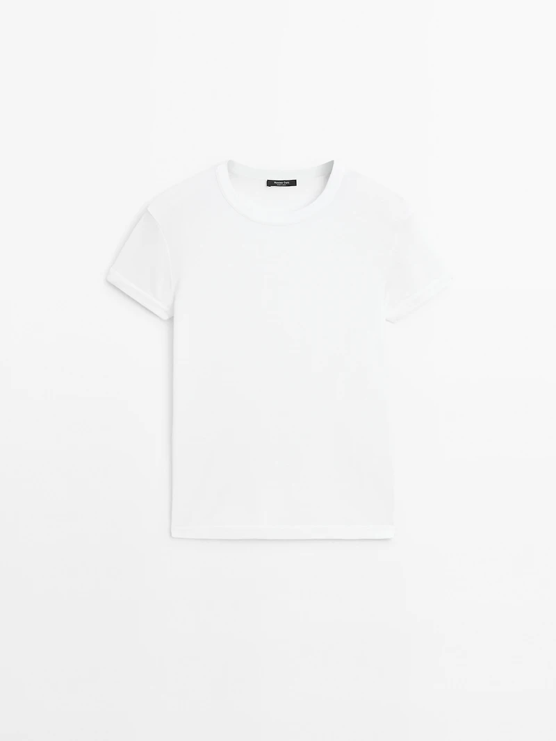 100% cotton short-sleeve T-shirt