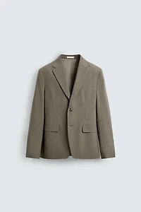 TEXTURED SUIT BLAZER