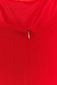 ROBE HALTER BIMATIÈRE À VOLUME