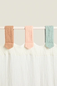 MEDIUM OPACITY COTTON MUSLIN CURTAIN