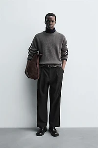 PULL COLOR BLOCK AVEC BANDES