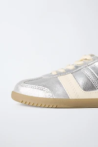 METALLIC SNEAKERS