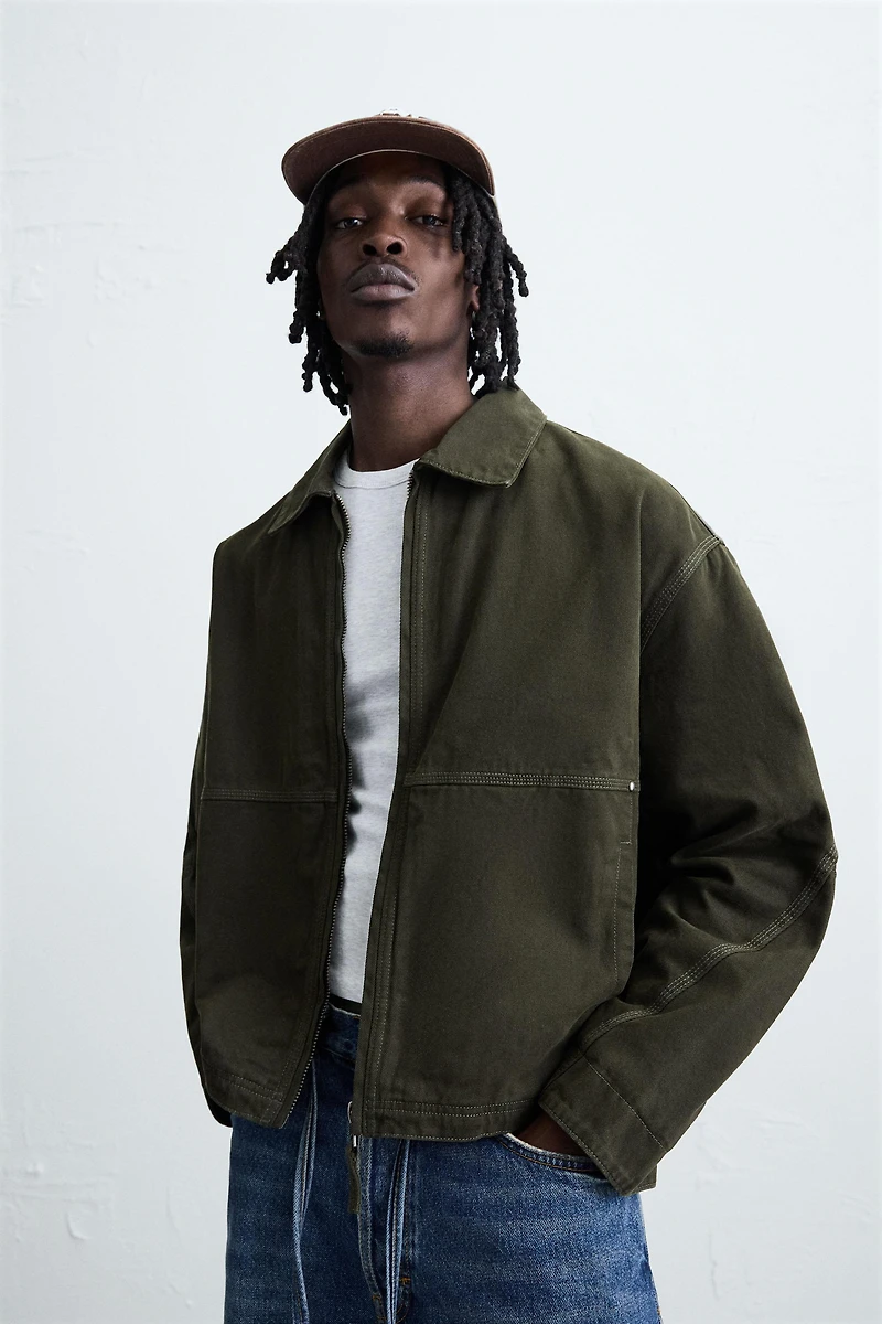 WASHED RELAXED FIT JACKET