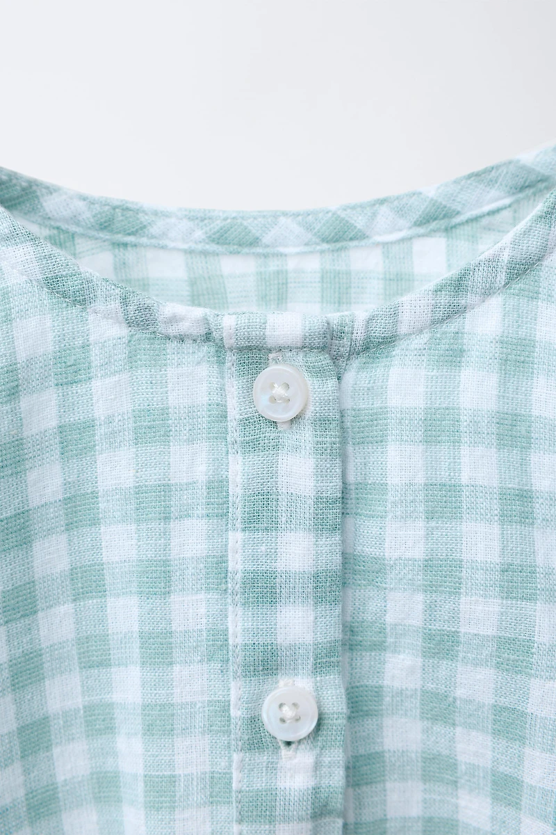 GINGHAM BODYSUIT