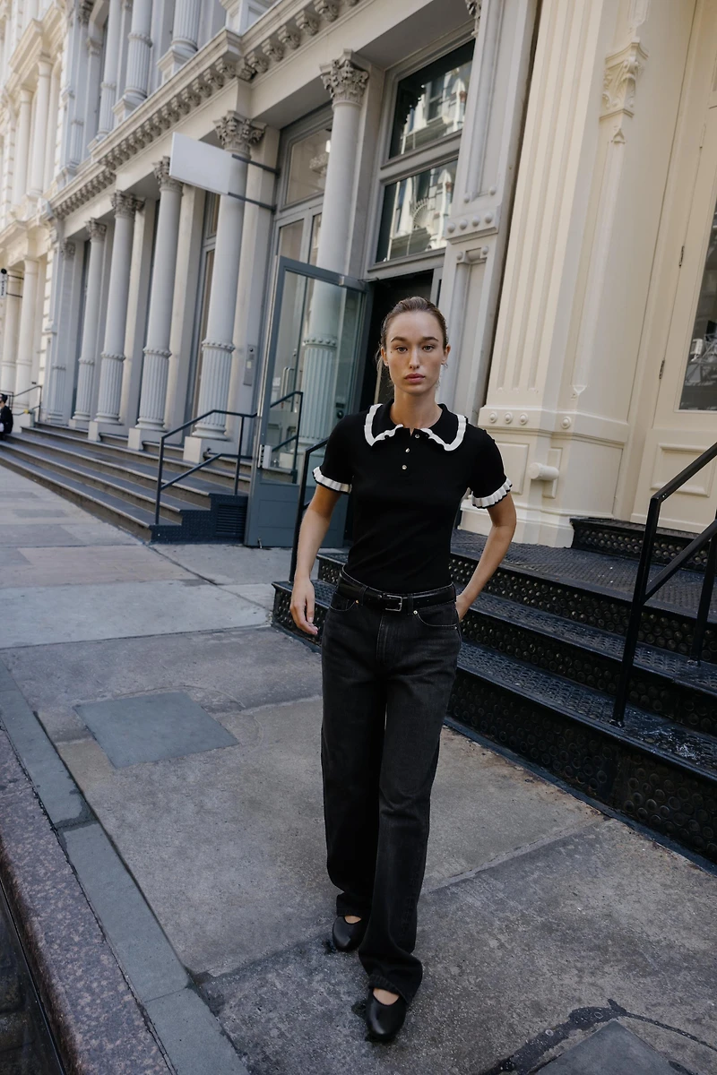 JEWELED POLO SHIRT
