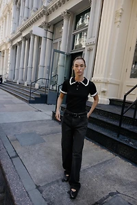 JEWELED POLO SHIRT