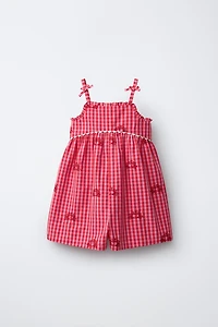EMBROIDERED CRAB SHORT JUMPSUIT CASA LAWA X ZARA KIDS
