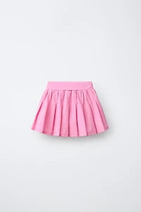 PLEATED BIKE SHORT SKIRT