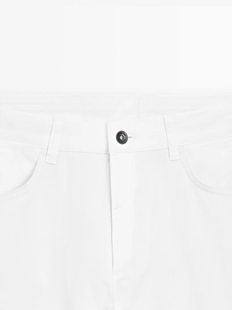 Faux jean slim texture légère