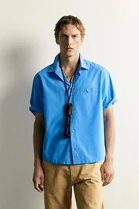 RELAXED FIT POPLIN SHIRT
