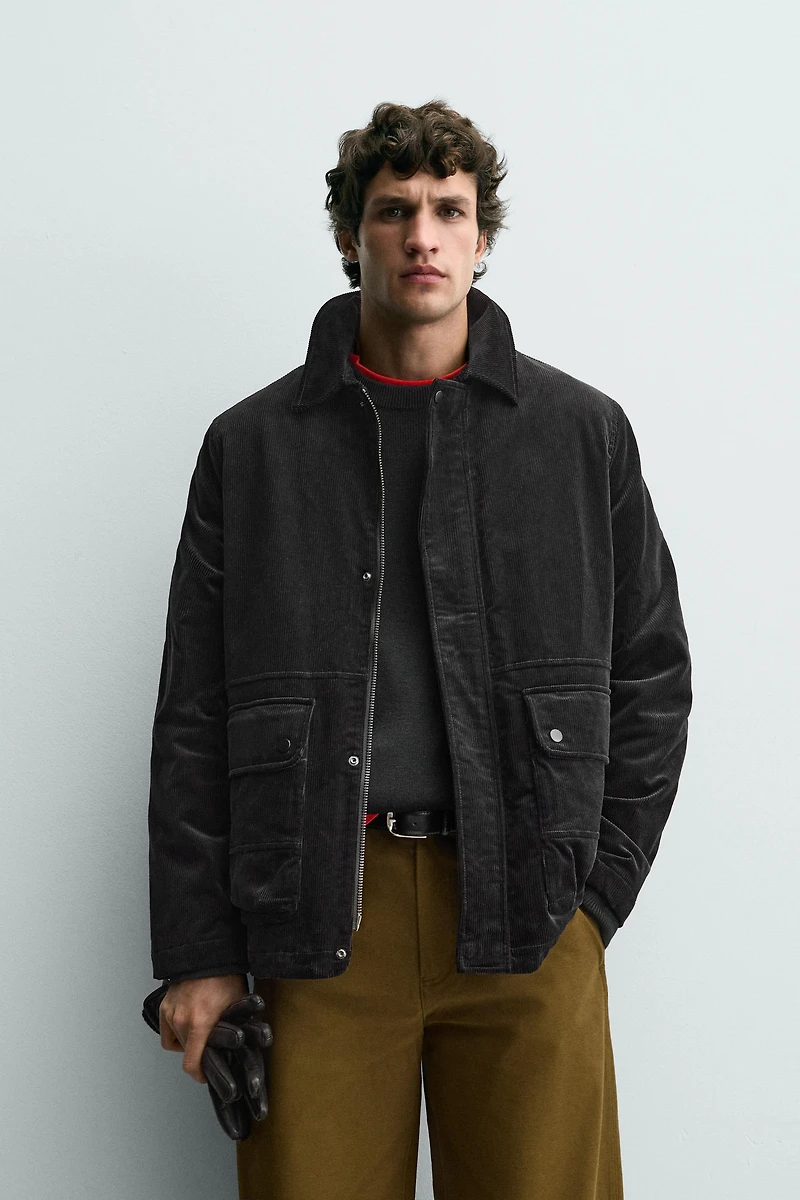 CORDUROY POCKET JACKET