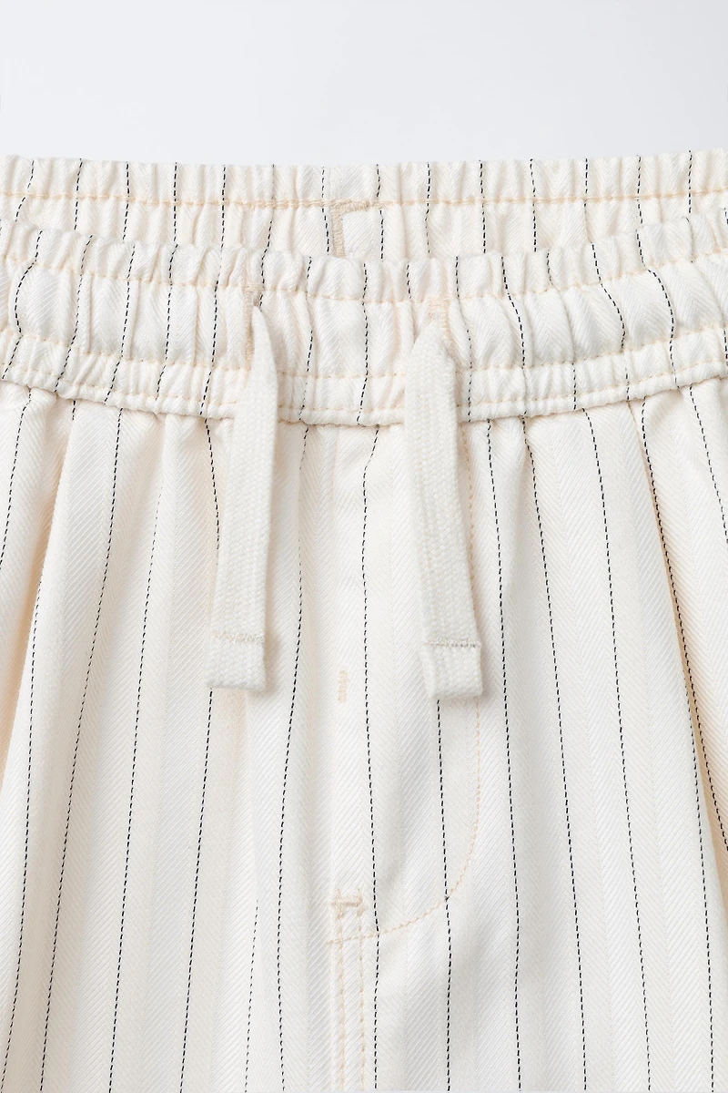 STRIPED COMFY PANTS