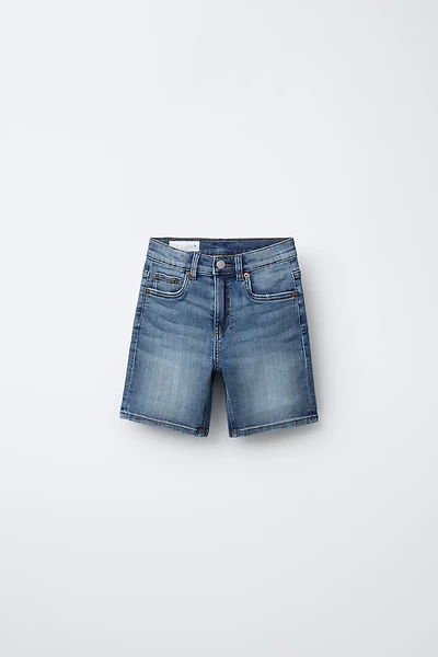 FIVE-POCKET DENIM SHORTS