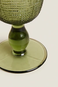VERRE À PIED RELIEF