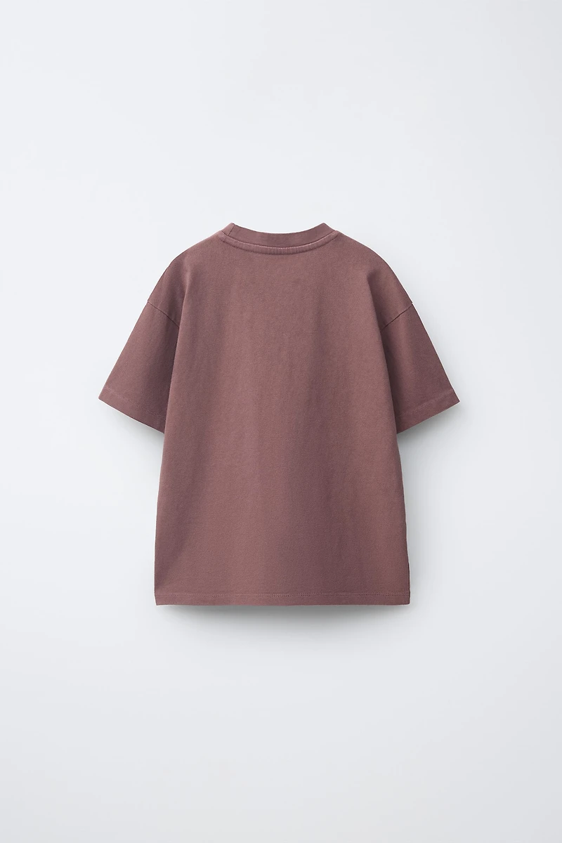 GARMENT DYE PLAIN T-SHIRT AND SHORTS SET