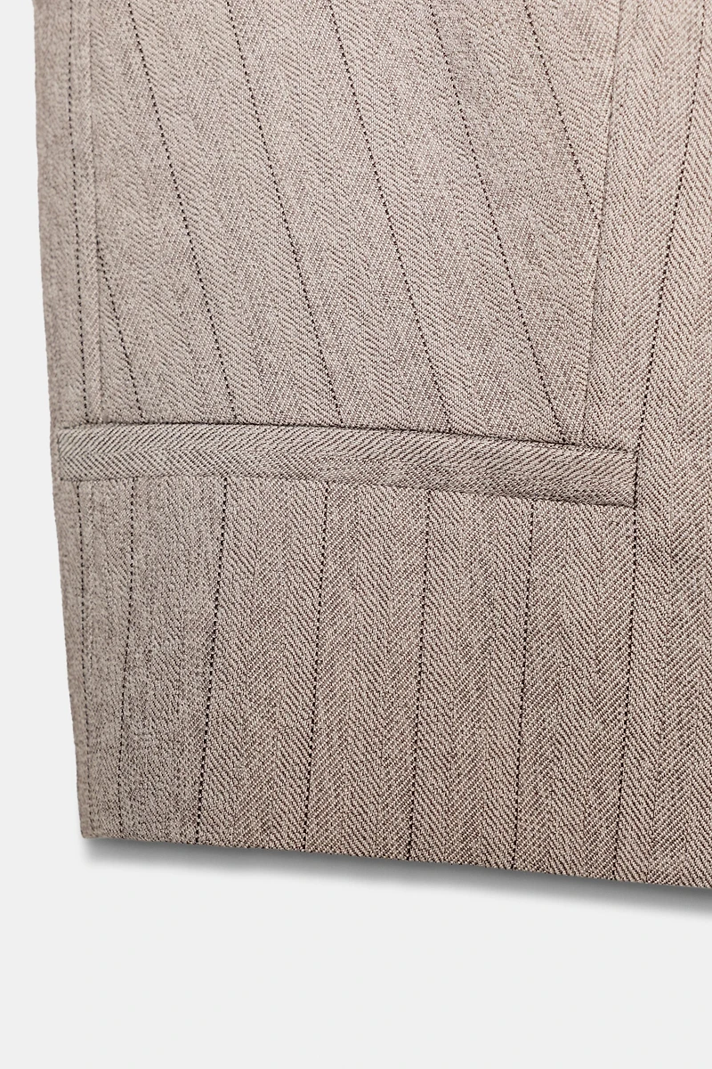 HERRINGBONE VEST