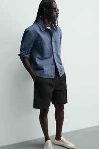 WASHED RELAXED FIT SHORTS