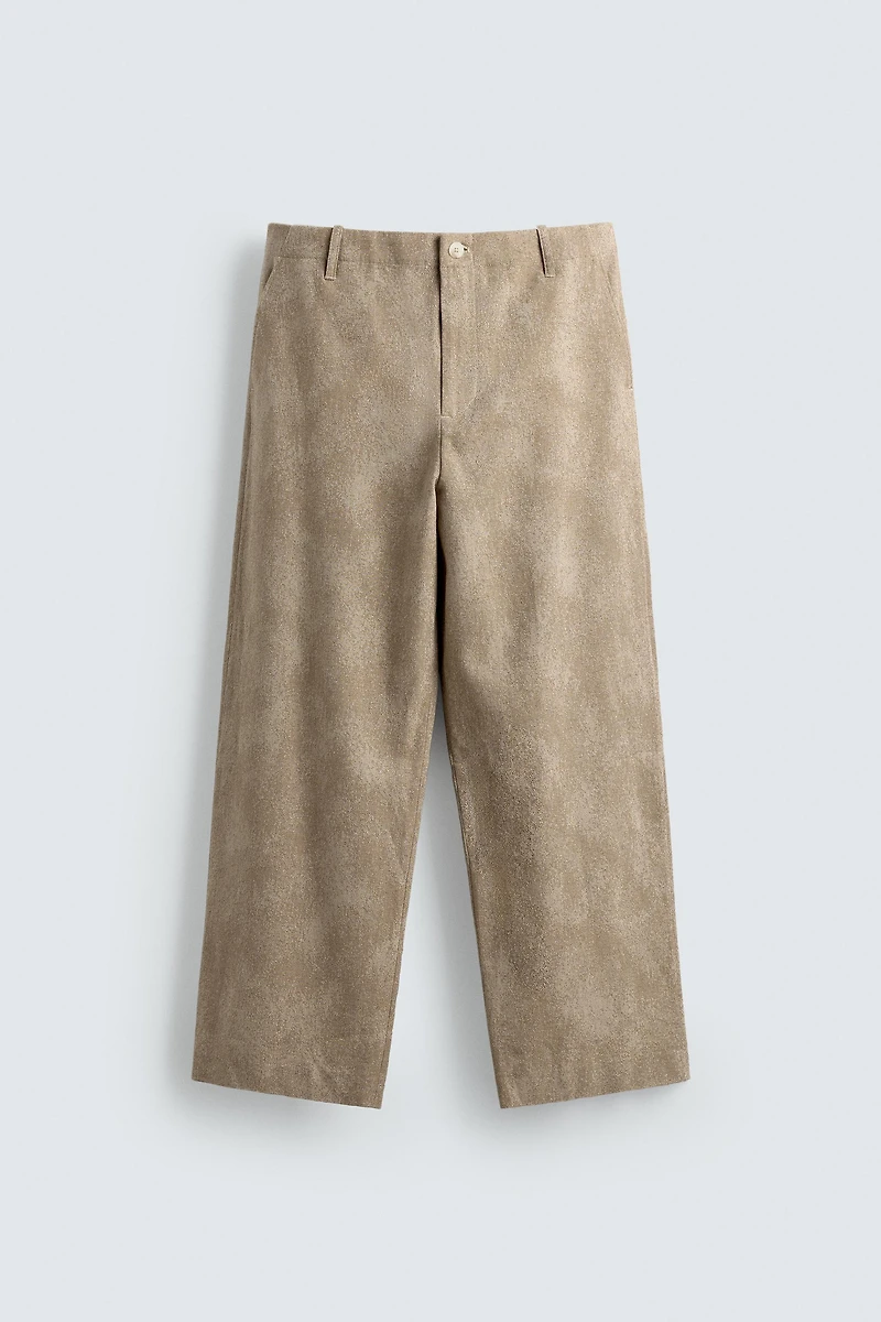 JACQUARD RELAXED FIT CHINO PANTS