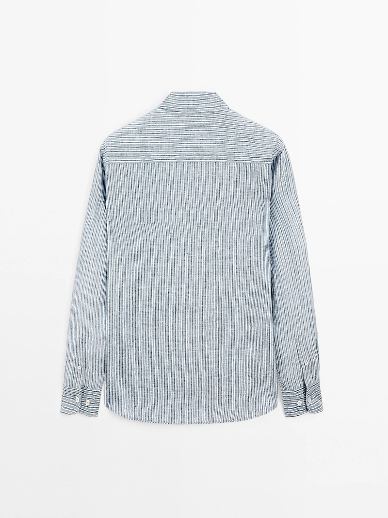 Regular fit striped shirt