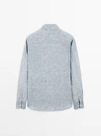 Regular fit striped shirt
