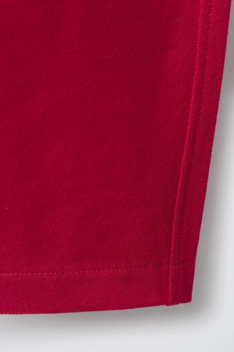HEART POCKET BARREL PIQUÉ PANTS