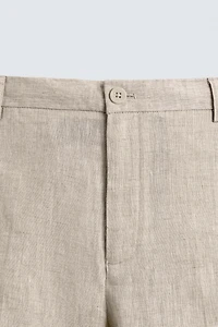 PANTALON REGULAR FIT 100% LIN