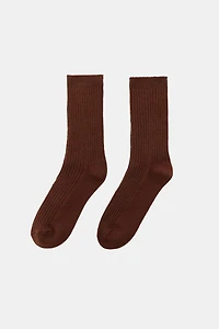 CHAUSSETTES CÔTELÉES EN VISCOSE