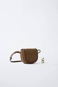 LEATHER CROSSBODY BAG