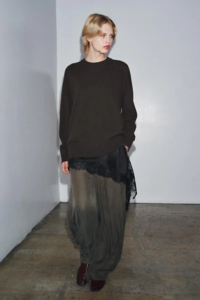 100% WOOL OVERSIZED SWEATER