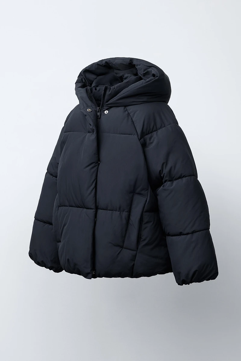 HOODED PUFFER JACKET