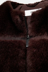 SHORT FAUX FUR COAT HEIQ XREFLEX™ SKI COLLECTION