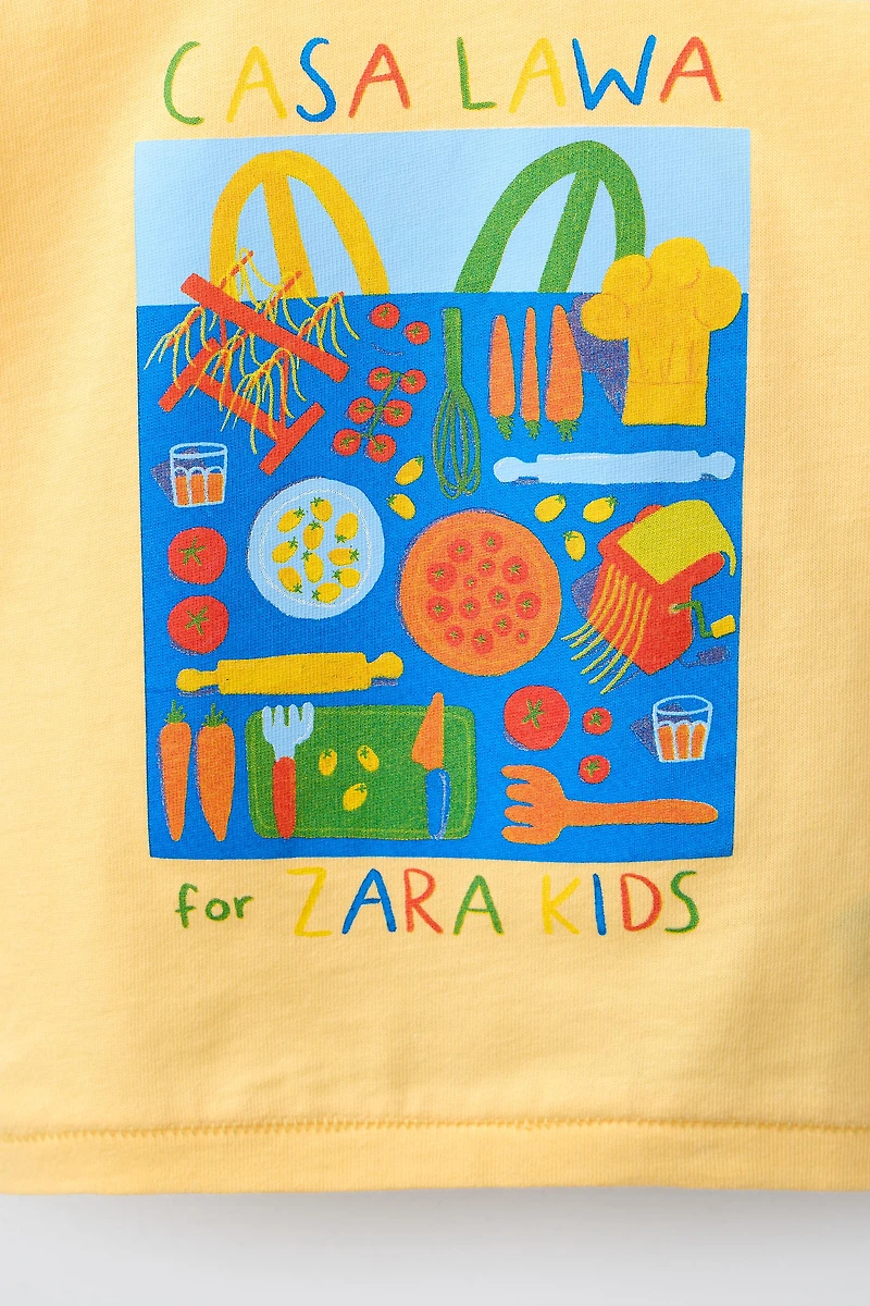 CASA LAWA X ZARA KIDS PRINTED T-SHIRT