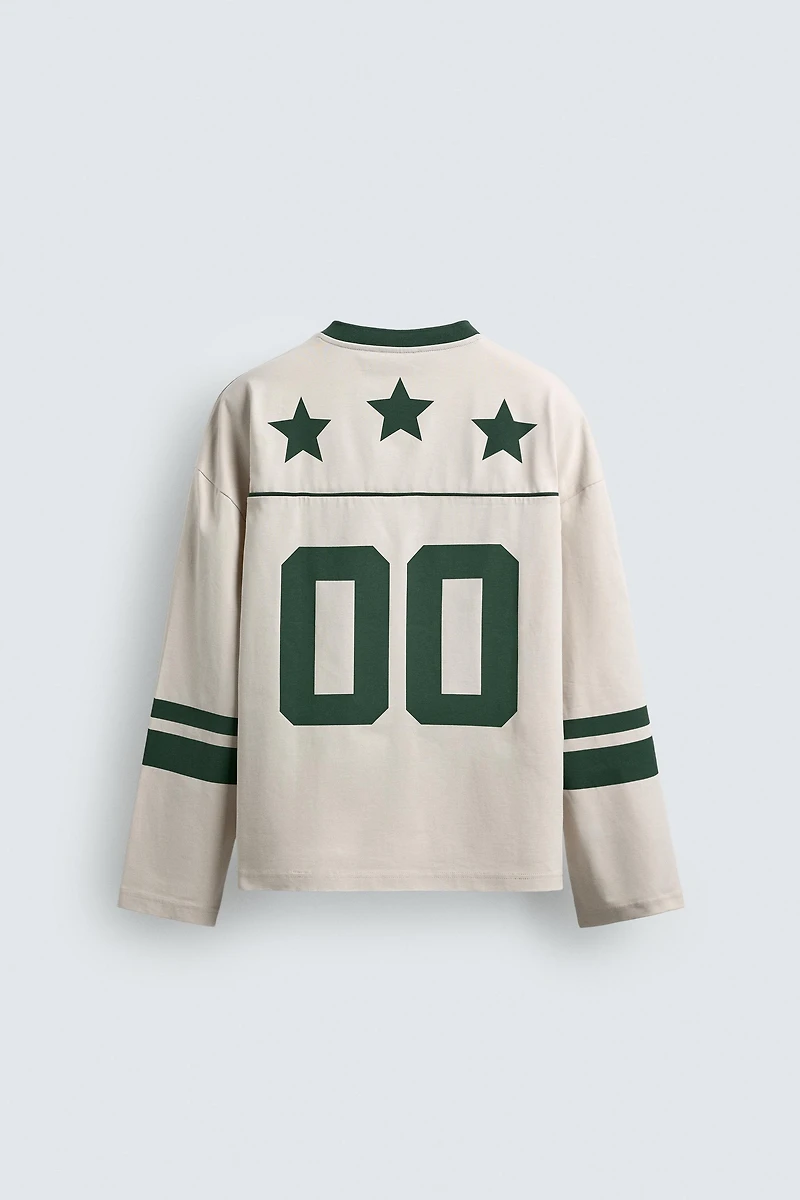 AMERICAN FOOTBALL PRINT T-SHIRT