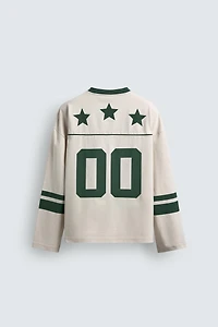 AMERICAN FOOTBALL PRINT T-SHIRT