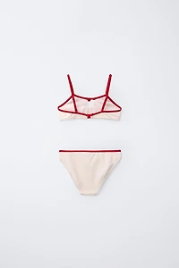 6-14 YEARS/ HEART STRUCTURE BIKINI