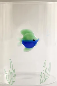 BOROSILICATE GLASS FISH TUMBLER