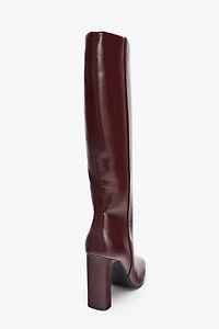 WIDE HEELED BOOTS